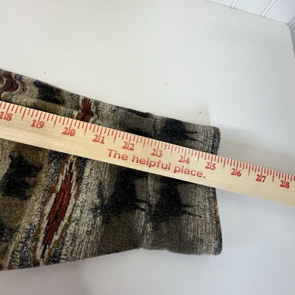 Vtg 90s Woolrich Moose &‎ Bear Flannel Shirt Mens XL Hunting Western Long Sleeve - Picture 9 of 11